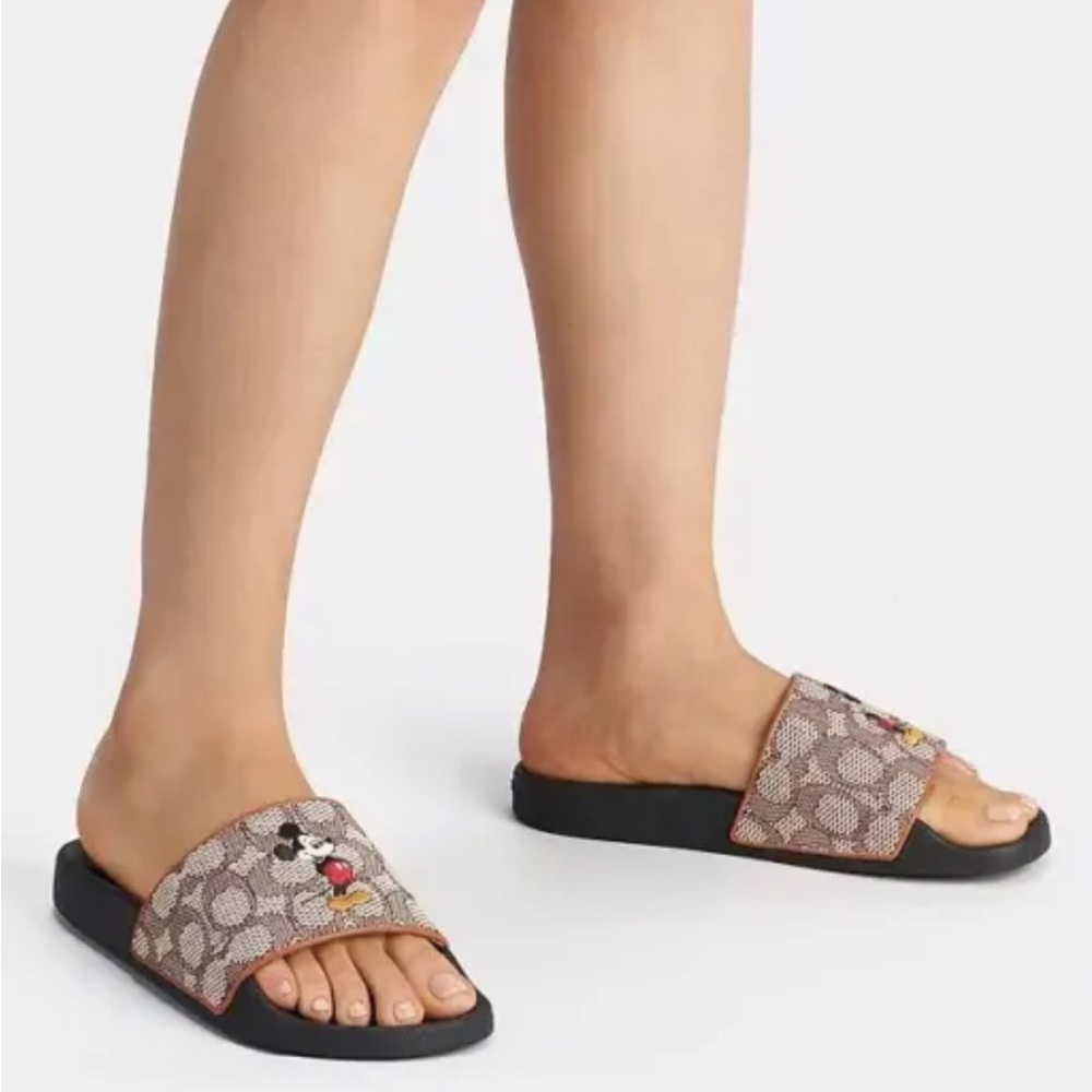 Disney x coach limited edition slides